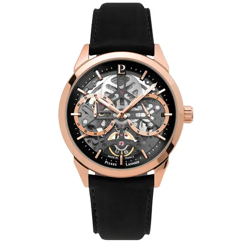 Pierre Lannier Monarck 347A233 - Herre - 43 mm - Analog - Automatisk - Mineralglas