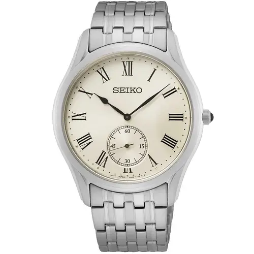 Seiko Classic SRK047P1 - Unisex - 39 mm - Analog - Kvarts - Hardlex Crystal Mineralglas