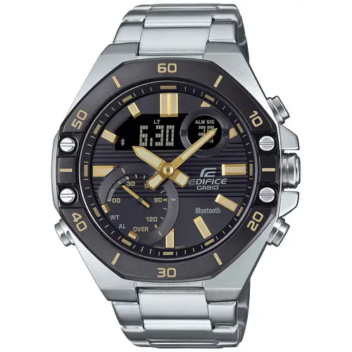 Casio Edifice ECB-10DB-1A9EF - Herre - 49 mm - Digitalt - Kvarts - Mineralglas