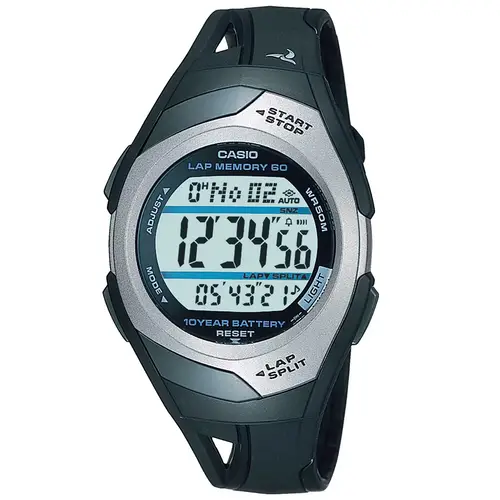 Casio Collection STR300C-1VEF - Unisex - 35 mm - Digitalt - Kvarts - Plexiglas