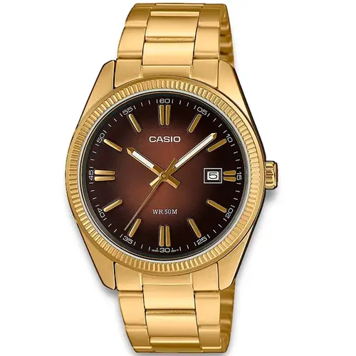 Casio Timeless MTP-1302PGC-5AVEF - Unisex - 38 mm - Analog - Kvarts - Mineralglas