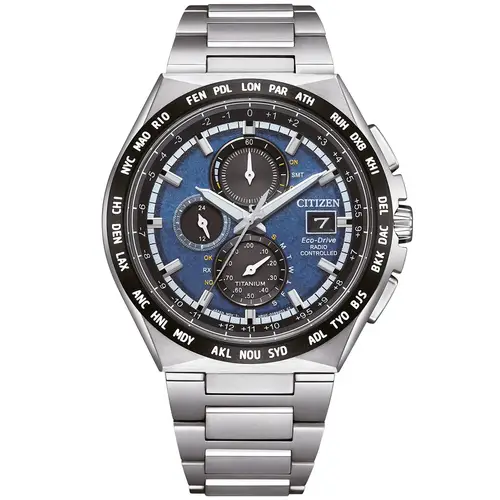 Citizen Eco-Drive Radio Controlled AT8238-84L - Herre - 43 mm - Analog - Kvarts - Safirglas