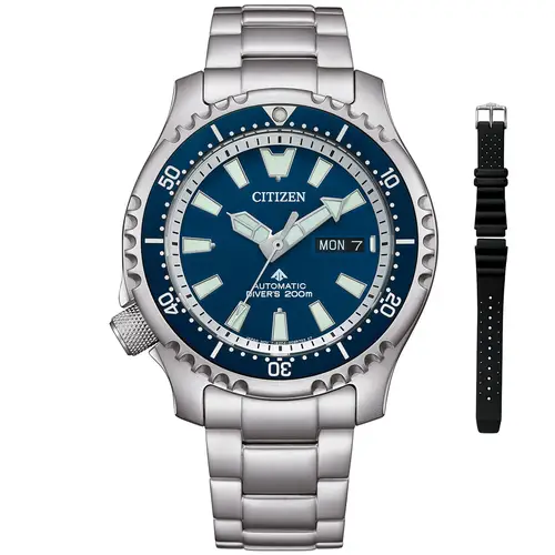 Citizen Promaster Marine Automatic NY0161-63LE - Herre - 42 mm - Analog - Automatisk - Safirglas