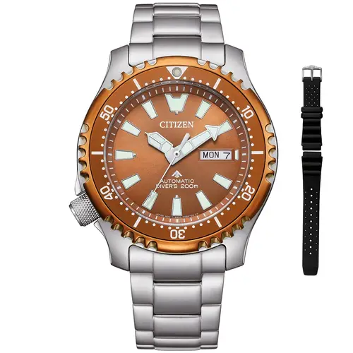 Citizen Promaster Marine Automatic NY0164-65XE - Herre - 42 mm - Analog - Automatisk - Safirglas