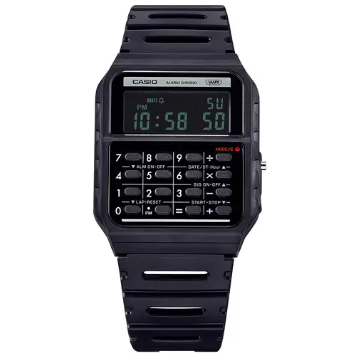 Casio Timeless CA-53WB-1BEF - Herre - 35 mm - Digitalt - Kvarts - Plexiglas