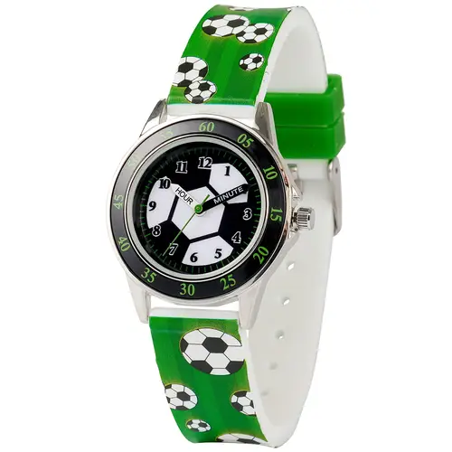 Accutime Time Teacher Football P001767 - Dreng - 32 mm - Analog - Kvarts - Plexiglas