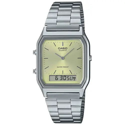 Casio Timeless AQ-230A-9AMQYES - Unisex - 30 mm - Digitalt - Kvarts - Plexiglas