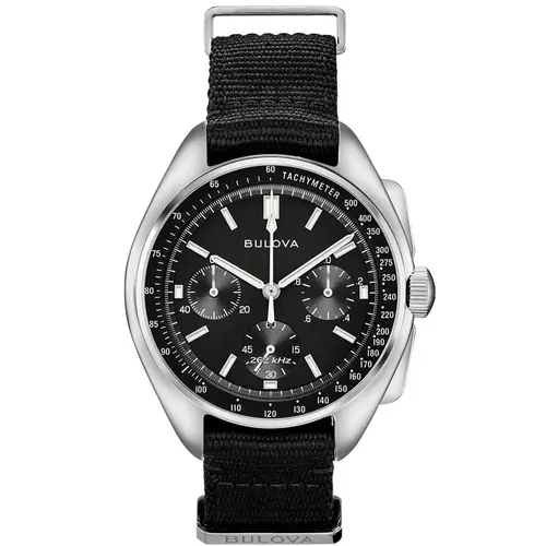 Bulova UHF Lunar Pilot 96A225 - Herre - 45 mm - Analog - Kvarts - Safirglas