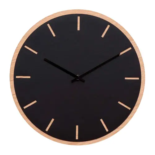 Hemverk Oak Nero Vægur 703402028102 - Unisex - 28 cm - Kvarts