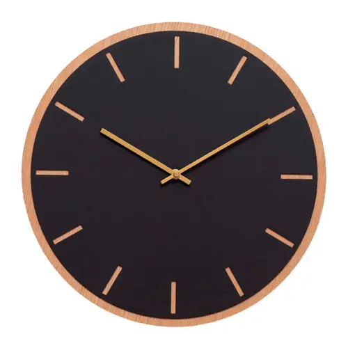 Hemverk Oak Nero Vægur 703402028103 - Unisex - 28 cm - Kvarts