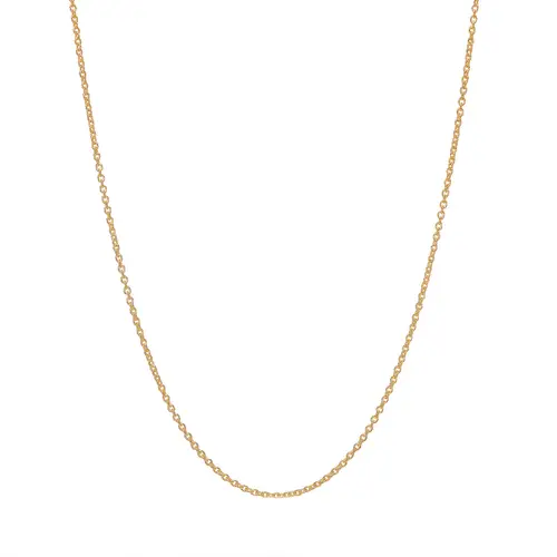 Mads Z Round Anchorchain Halskæde 18 kt. Forgyldt Sølv 9220102 - Dame - 925 sterling silver