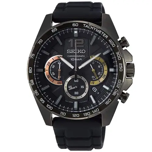 Seiko Chronograph SSB349P1 - Herre - 44 mm - Analog - Kvarts - Safirglas