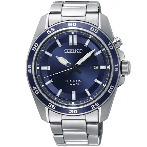 Seiko Kinetic SKA783P1 - Herre - 43 mm - Analog - Kvarts - Hardlex Crystal Mineralglas