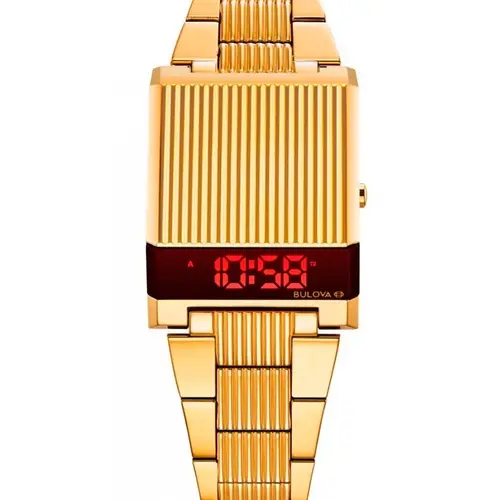 Bulova Computron 97C110 - Herre - 31 mm - Digitalt - Kvarts - Mineralglas