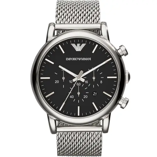 Emporio Armani Luigi AR1808 - Herre - 46 mm - Analog - Kvarts - Mineralglas