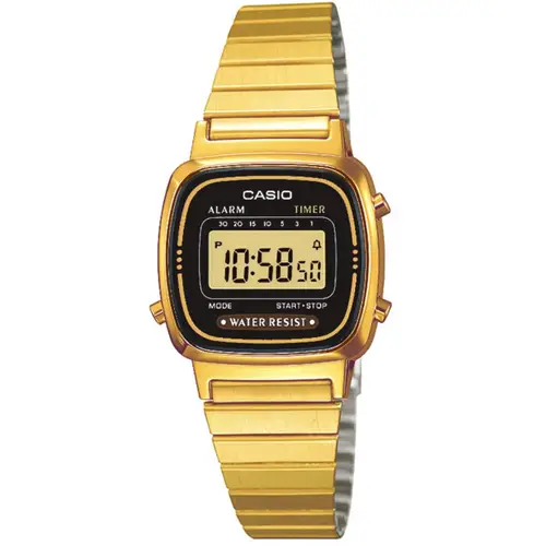 Casio Vintage LA670WEGA-1EF - Dame - 24 mm - Digitalt - Digitalt/Smartwatch - Plexiglas