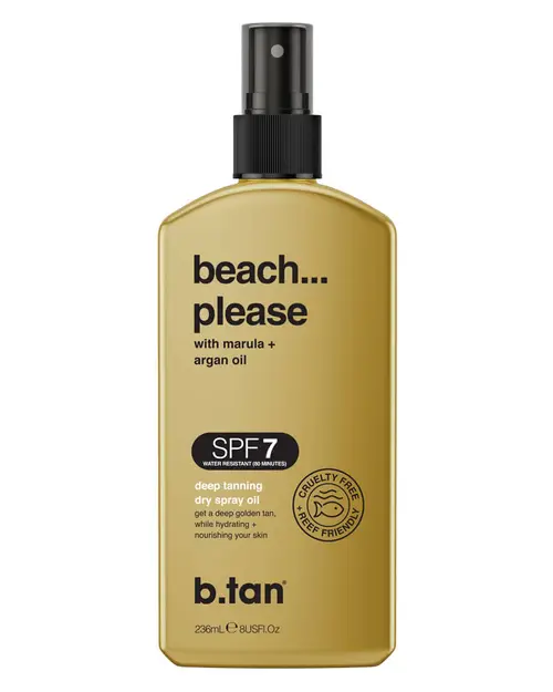 b.tan Beach...Please Dry Spray Oil SPF 7 (U) 236 ml