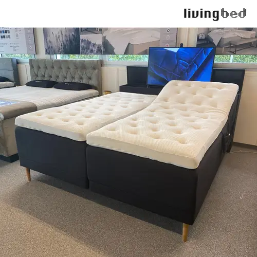 Livingbed Lux DF Box Elevationsseng mx Ben og TV-Fodgavl 180x200