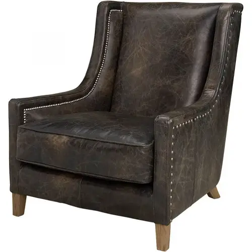 Artwood, Aw44 Lænestol Leather Fudge Artwood