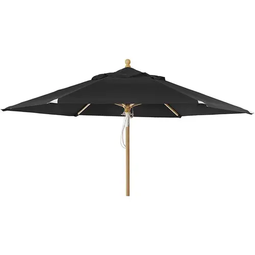 Brafab, Trieste Træparasol 250 cm Sort Brafab