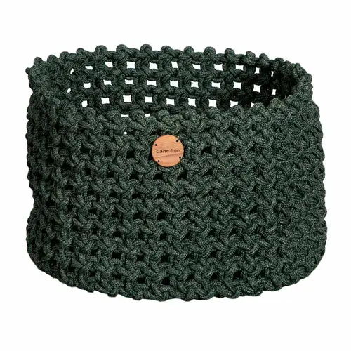 Cane-line, Soft Rope Kurv Ø50 Cm Dark Green