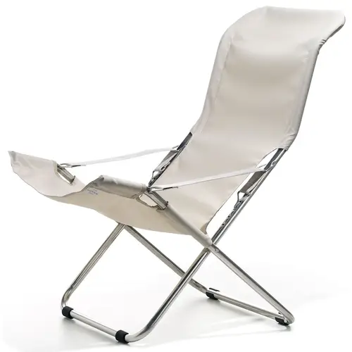 Fiam, Fiesta hvilestol white/grey aluminium