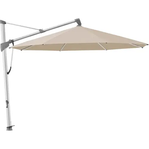 Glatz, Sombrano S+ frithængende parasol 350 cm anodiseret aluminium Kat.5 803 Linen