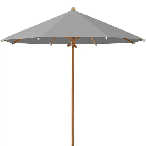 Glatz, Teakwood parasol 350 cm Kat.5 509 Slate