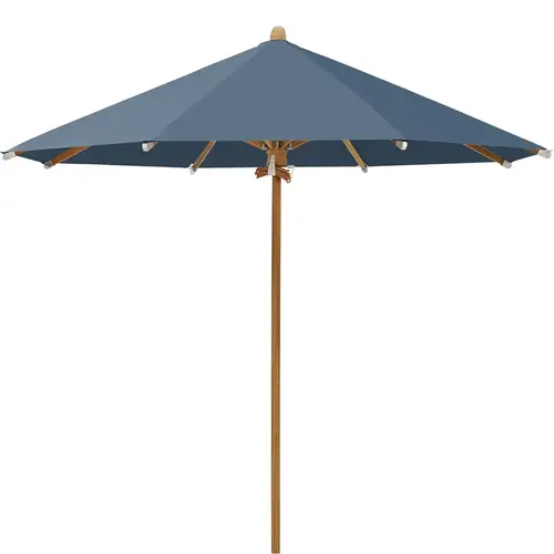 Glatz, Teakwood parasol 350 cm Kat.5 600 Wave