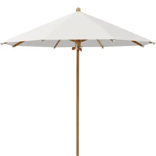 Glatz, Teakwood parasol 350 cm Kat.5 665 Chrome