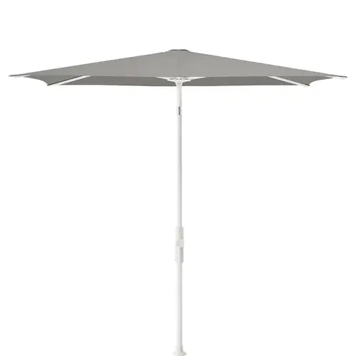 Glatz, Twist parasol 210x150 cm matt white Kat.4 420 Smoke