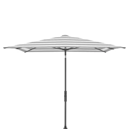 Glatz, Twist parasol 240x240 cm anthracite Kat.5 555 Grey Stripe