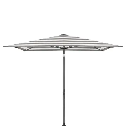 Glatz, Twist parasol 240x240 cm anthracite Kat.5 570 Steel Stripe