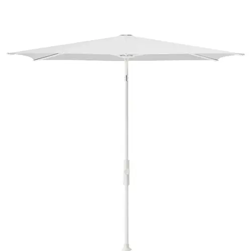 Glatz, Twist parasol 250x200 cm matt white Kat.5 500 Plaster