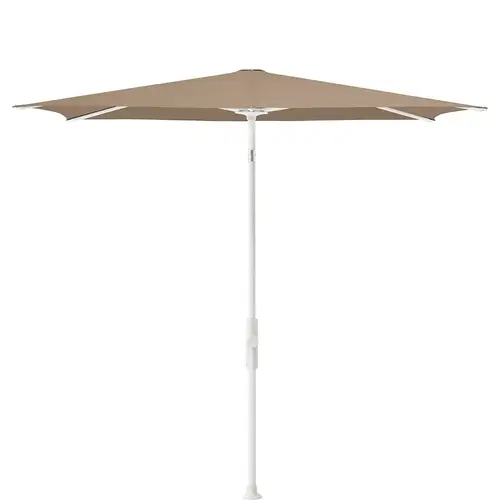 Glatz, Twist parasol 250x200 cm matt white Kat.5 650 Camel