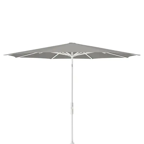 Glatz, Twist 270 cm parasol matt white Kat.4 420 Smoke