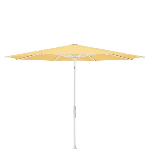 Glatz, Twist 270 cm parasol matt white Kat.4 438 Straw