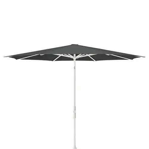 Glatz, Twist 270 cm parasol matt white Kat.5 669 Carbone