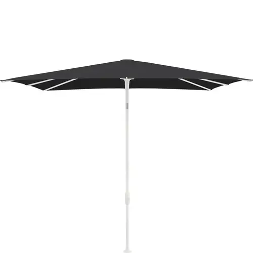 Glatz, Smart parasol 240x240 cm matt white Kat.4 408 Black