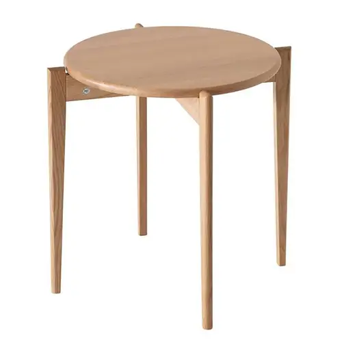 Oscarssons Möbel, Tilia sidebord Ø51 cm lakeret eg