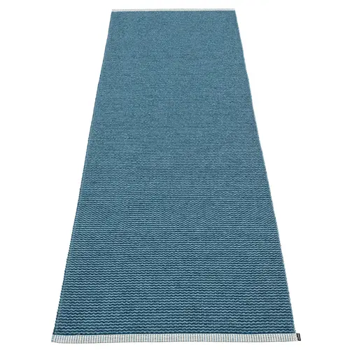 Pappelina, Mono tæppe 70x200 cm ocean blue / dove blue