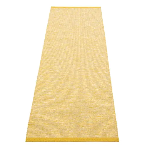 Pappelina, Sam tæppe 70 x 225 cm Mustard/Cream