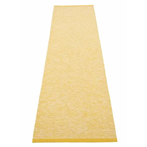 Pappelina, Sam tæppe 70 x 300 cm Mustard/Cream