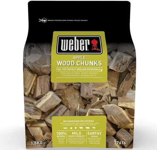 Weber, Røgtræ Chunks Apple 1,5 kg Weber