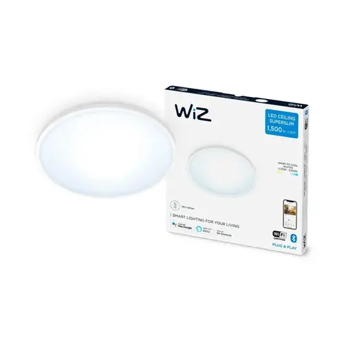 WiZ SuperSlim Loftlampe  16W W RD 27-65K TW - Tunable white