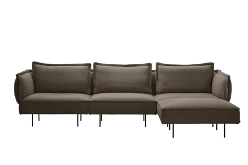 HANDVÄRK FURNITURE - The Modular Sofa m. Chaiselong, Soil