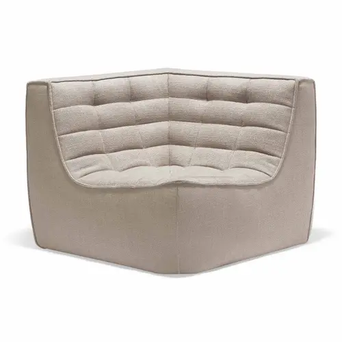 ETHNICRAFT - N701 Sofamodul Hjørne, Beige