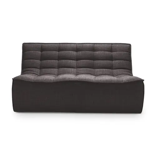 ETHNICRAFT - N701 Sofamodul 2 Seater, Dark Grey