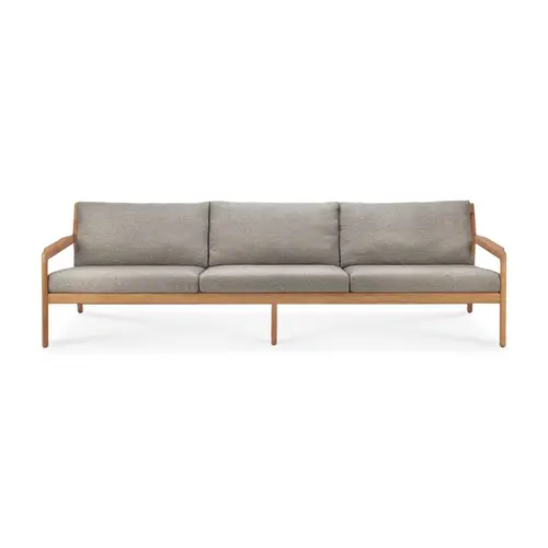 ETHNICRAFT - Jack Udendørs Sofa 3+ Seater, Mocha