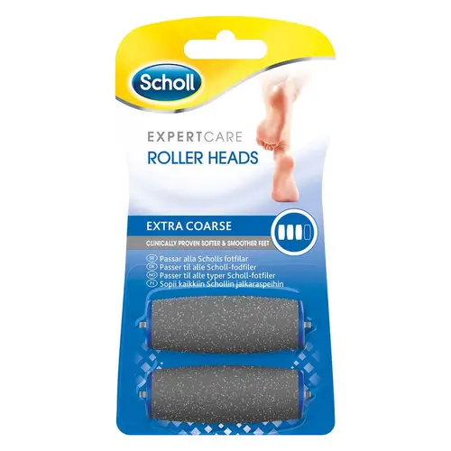 Scholl Expertcare Roller Heads Extra Coarse 2pcs